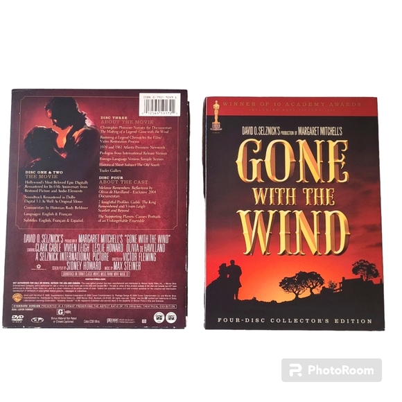 Gone with the Wind DVD Four-Disc Collector's Edition EUC - Picture 3 of 4